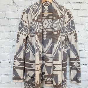Aztec Button Up Cardigan